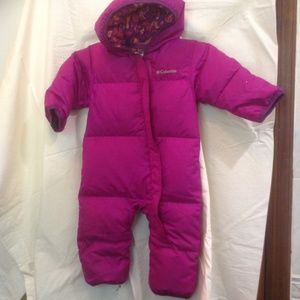Columbia Infant Snowsuit, size 6 M - 12 M